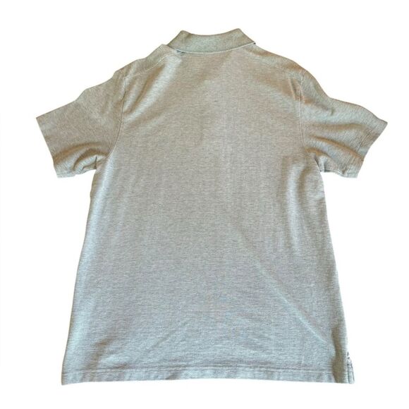 LL Bean Linen Cotton Blend Polo Shirt Men Size Medium Mint Green - Picture 3 of 7